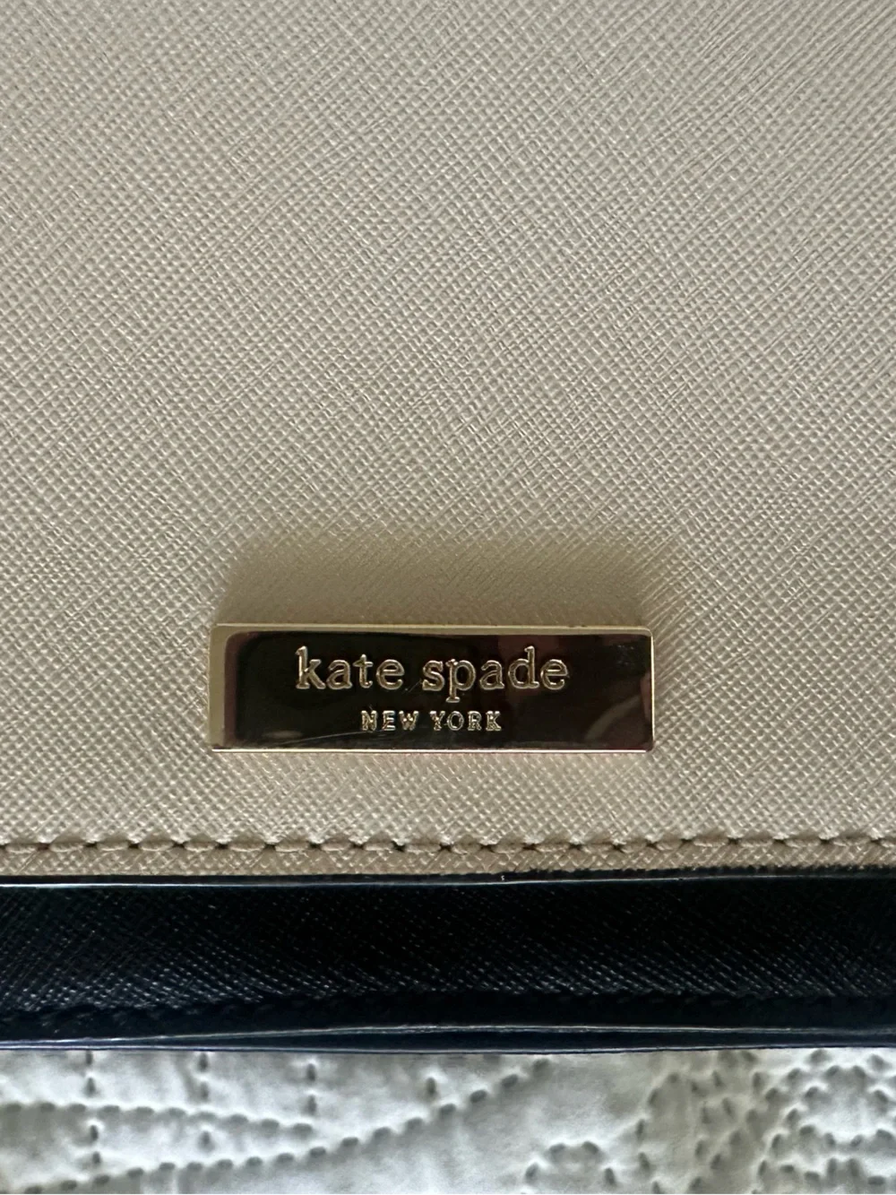 Kate Spade Two-Tone Cream and Black Bag